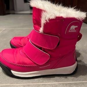 Kids' Sorel Hot Pink Boots - Size 11